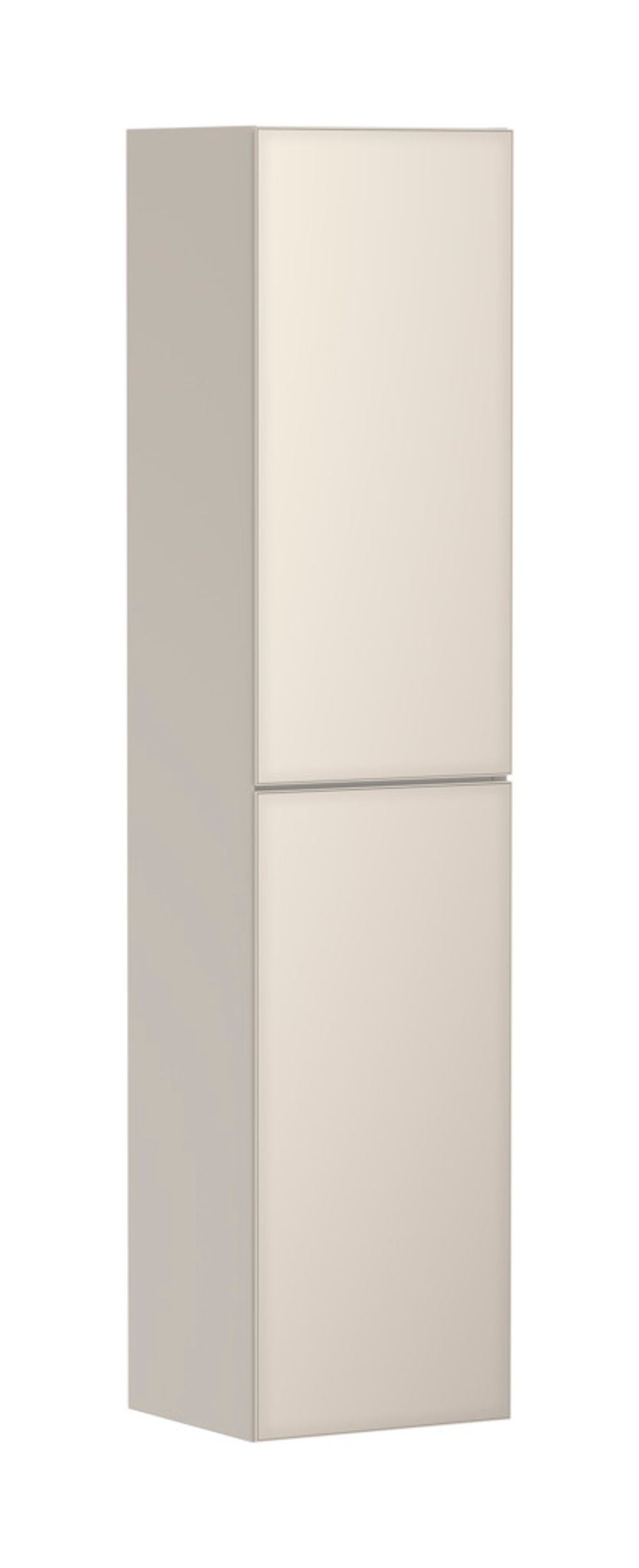 https://raleo.de:443/files/img/11eeea3c9b6b456092906bba4399b90c/size_l/Hansgrohe-HG-Xevolos-E-Hochschrank-Sandbeige-Matt-400-360-Tueranschlag-links-Sandbeige-Matt-54219790 gallery number 1